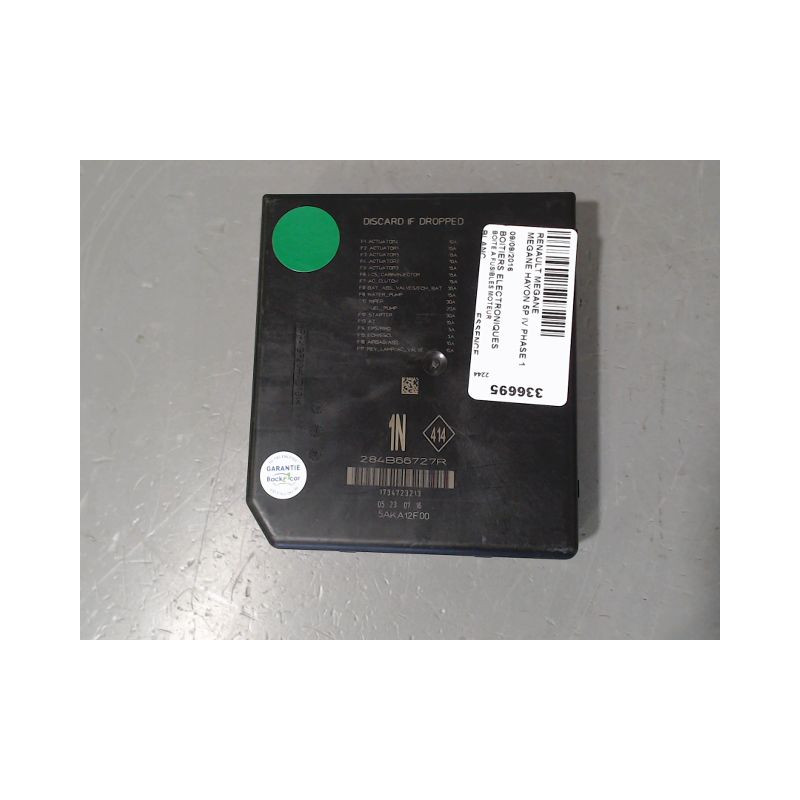 BOITE A FUSIBLES RENAULT MEGANE IV PHASE 1 2015-