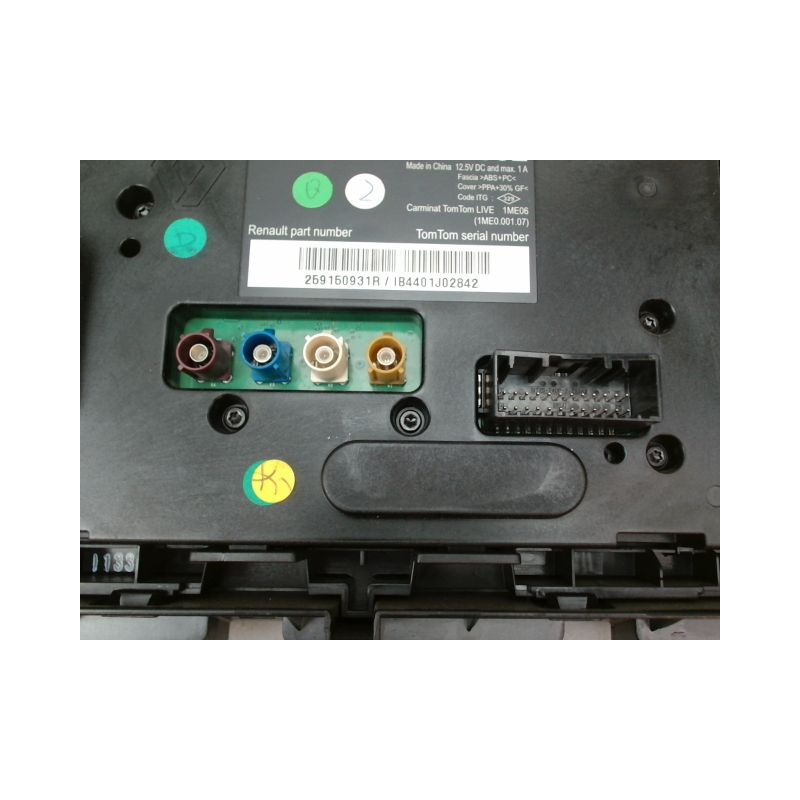 ECRAN GPS RENAULT MEGANE COUPE III Phase 2 2012-2014