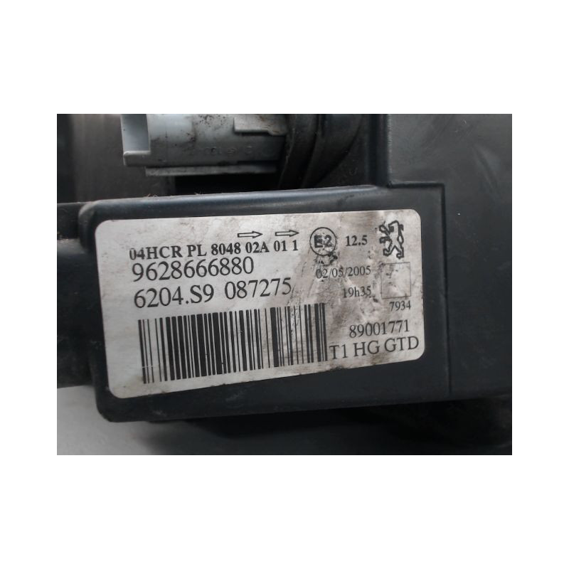 PHARE GAUCHE PEUGEOT 206