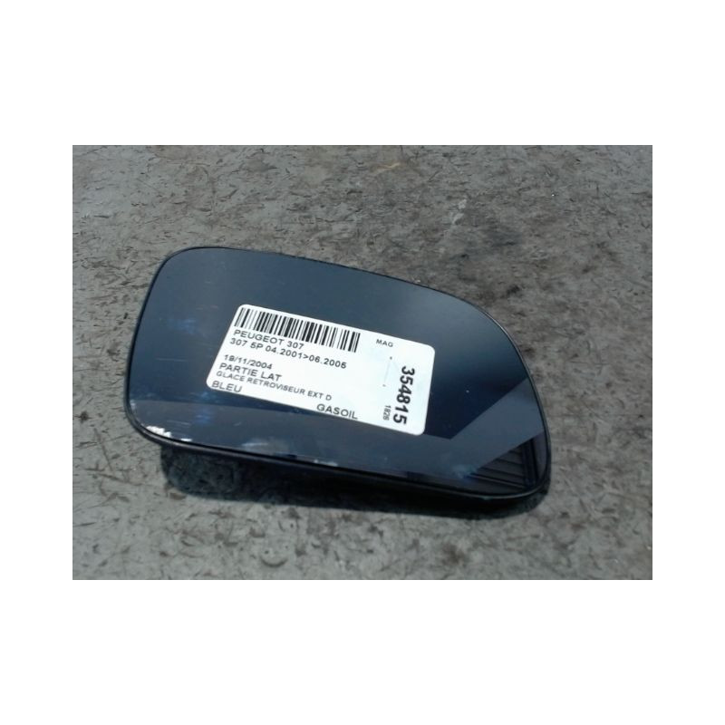 GLACE RETROVISEUR EXT D PEUGEOT 307 2001-2005