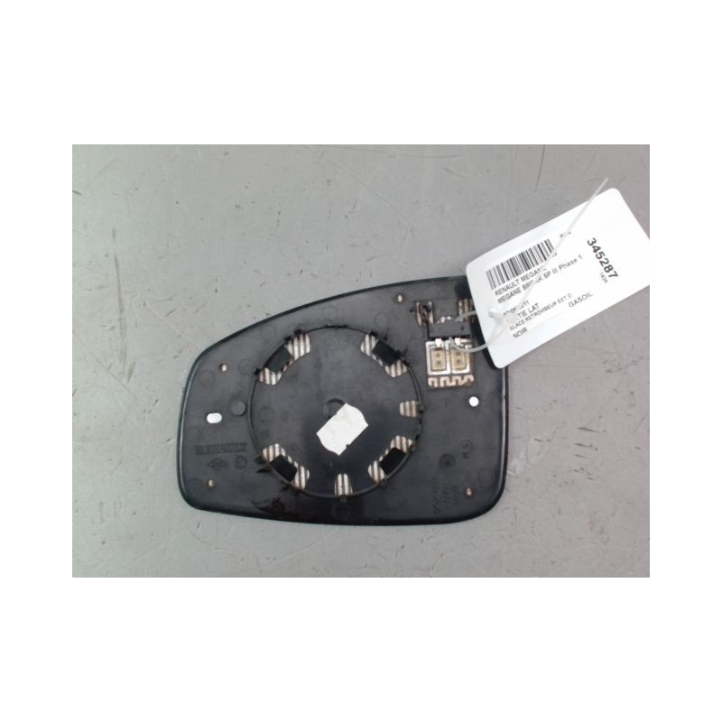 GLACE RETROVISEUR EXT D RENAULT MEGANE BREAK III Phase 1 2009-2012