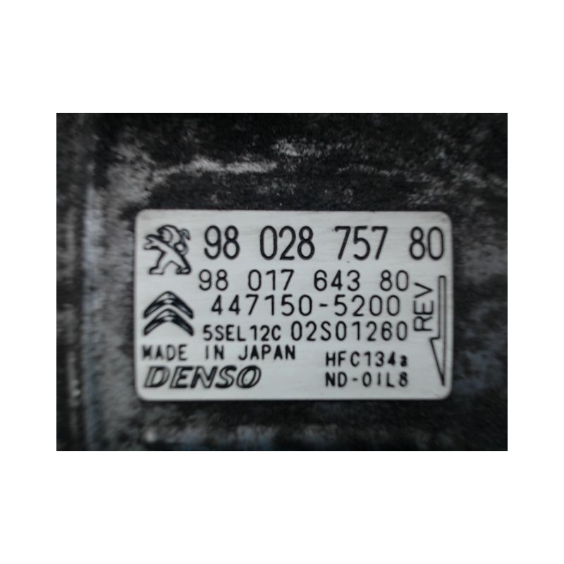 COMPRESSEUR AIR CONDITIONNE CITROEN C4