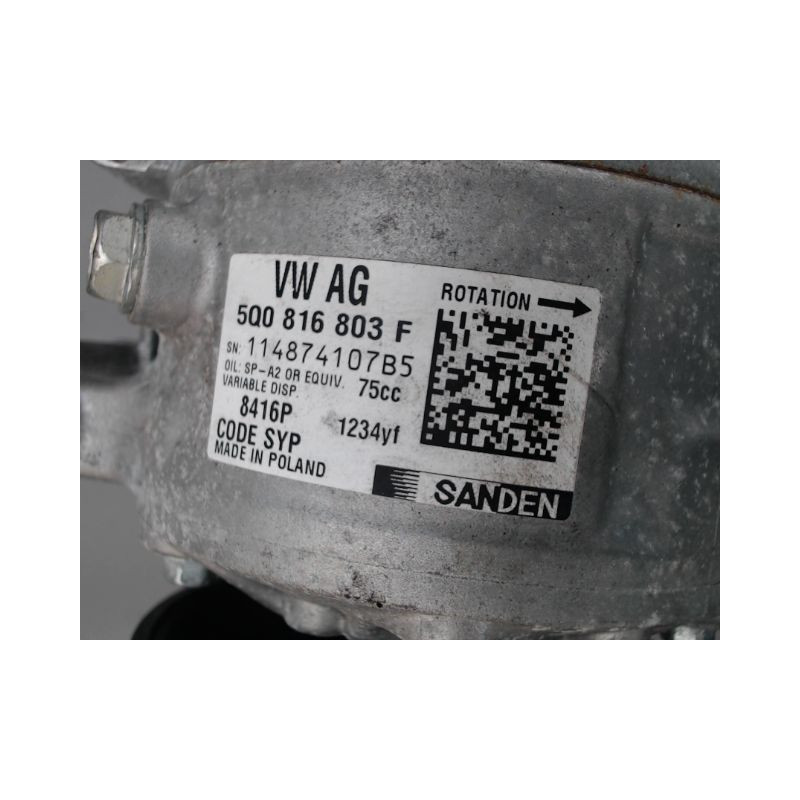 COMPRESSEUR AIR CONDITIONNE VOLKSWAGEN GOLF