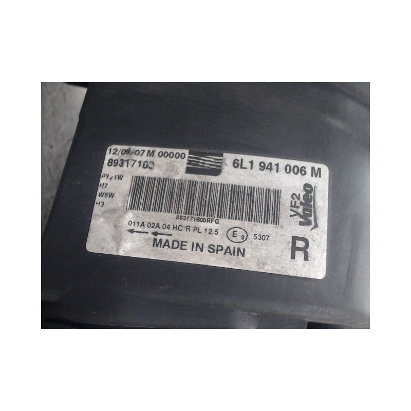 PHARE DROIT SEAT IBIZA
