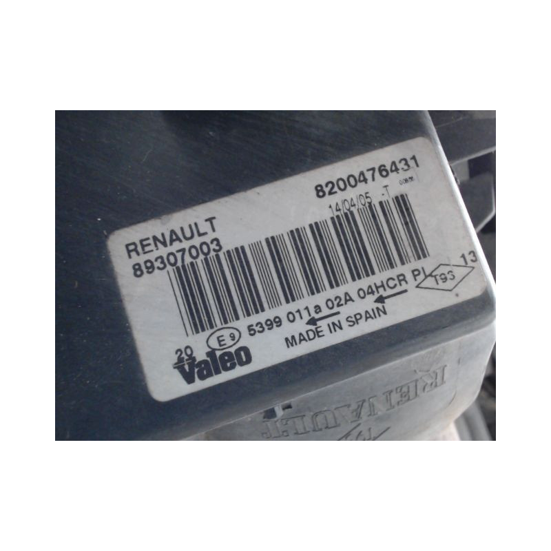 PHARE DROIT RENAULT MEGANE