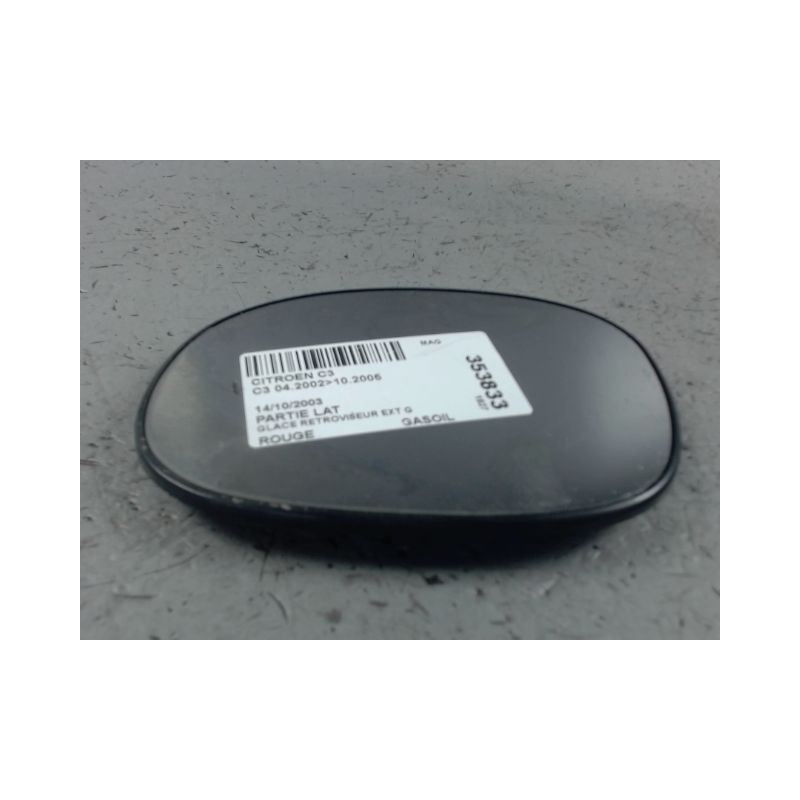 GLACE RETROVISEUR EXT G CITROEN C3 2002-2005