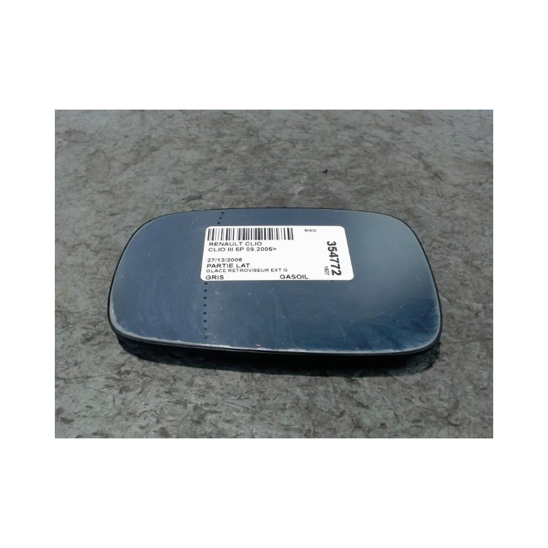 GLACE RETROVISEUR EXT G RENAULT CLIO III 2005-