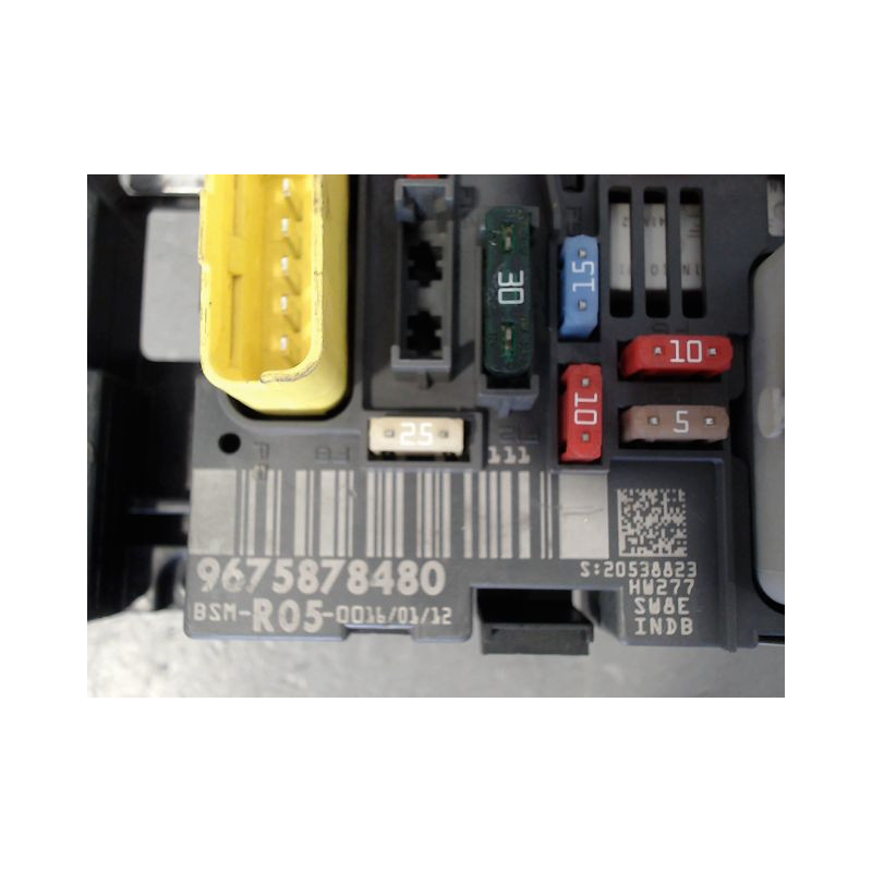 BOITE A FUSIBLES CITROEN BERLINGO FG II Phase 2 (B9) 2012-2015