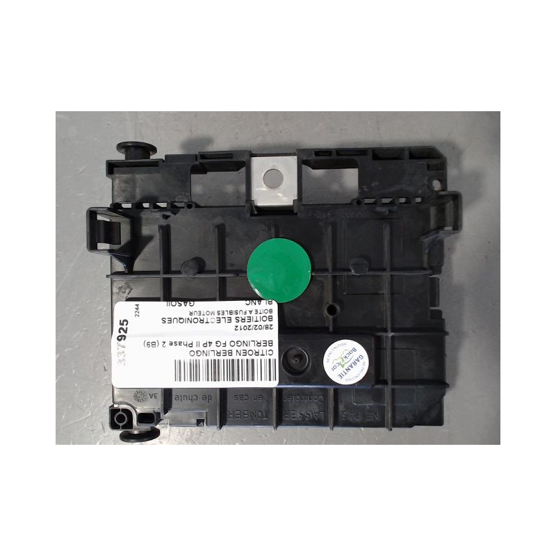 BOITE A FUSIBLES CITROEN BERLINGO FG II Phase 2 (B9) 2012-2015