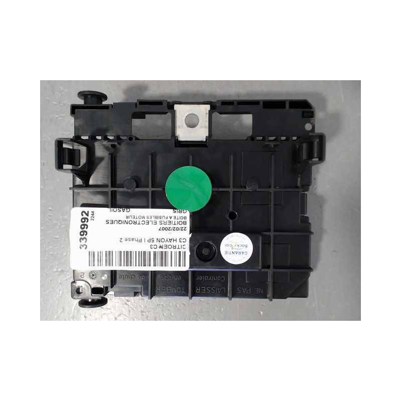 BOITE A FUSIBLES CITROEN C3 I Phase 2 2005-2010