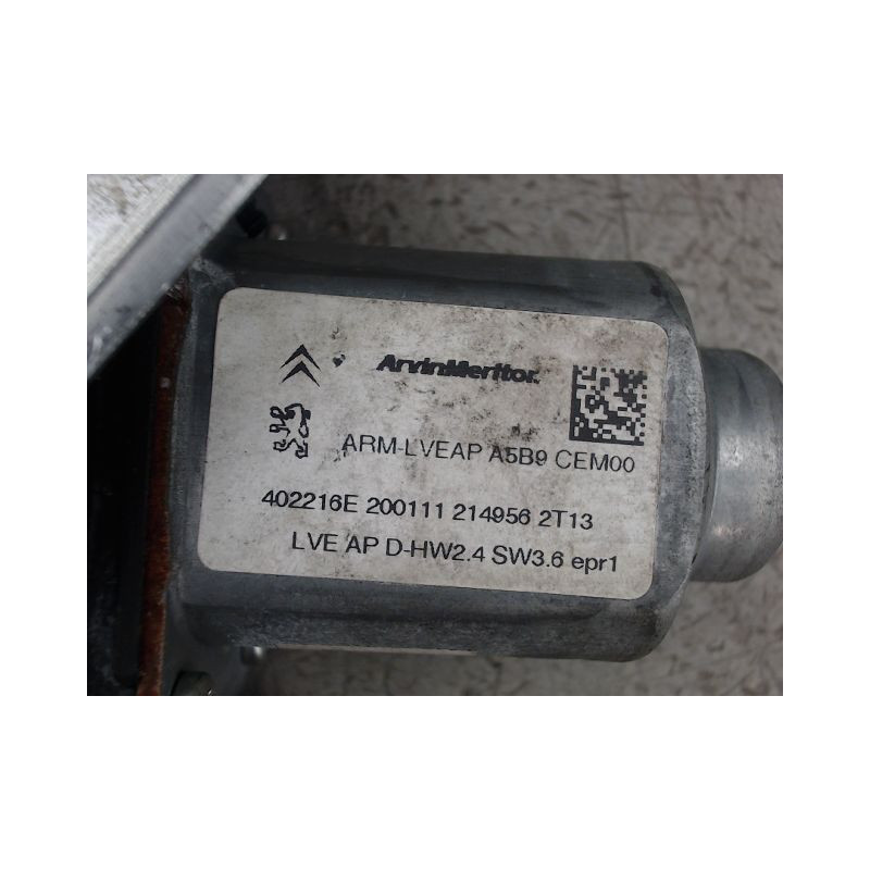 MECANISME LEVE-GLACE AVANT DROIT CITROEN C3