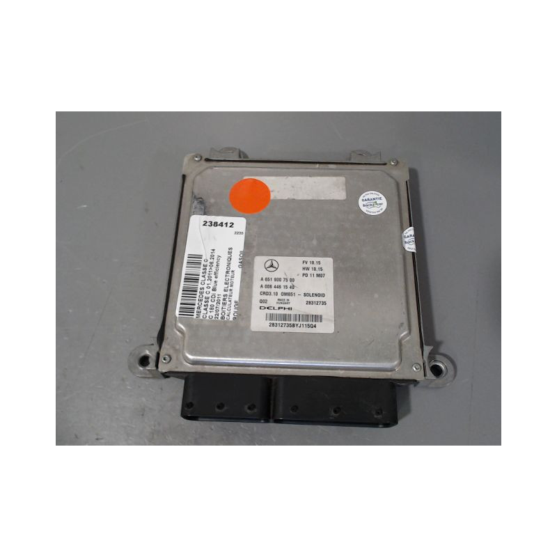 CALCULATEUR MOTEUR MERCEDES CLASSE C 2011-2014