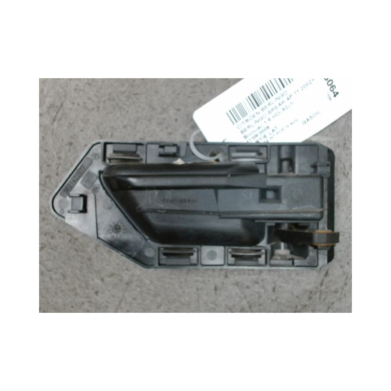 POIGNEE INTERIEURE PORTE AVANT GAUCHE CITROEN BERLINGO BREAK 2002-