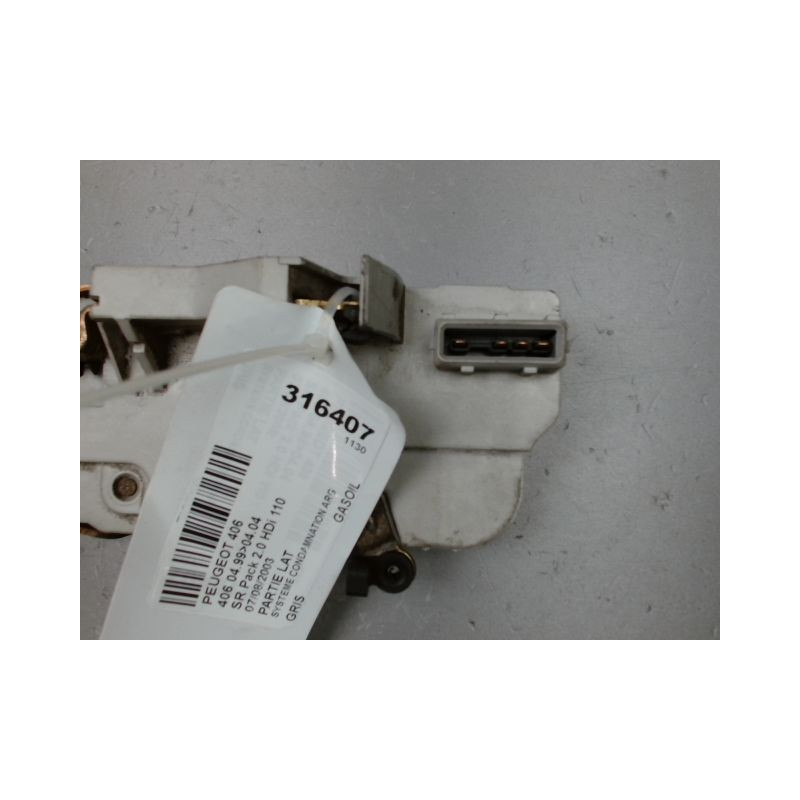 SYSTEME CONDAMNATION ARRIERE GAUCHE PEUGEOT 406 99-04