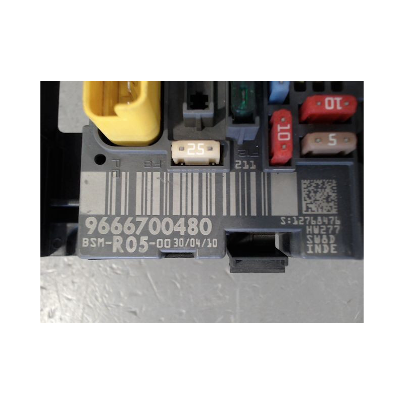 BOITE A FUSIBLES CITROEN BERLINGO BREAK II Phase 1 (B9) 2008-2012