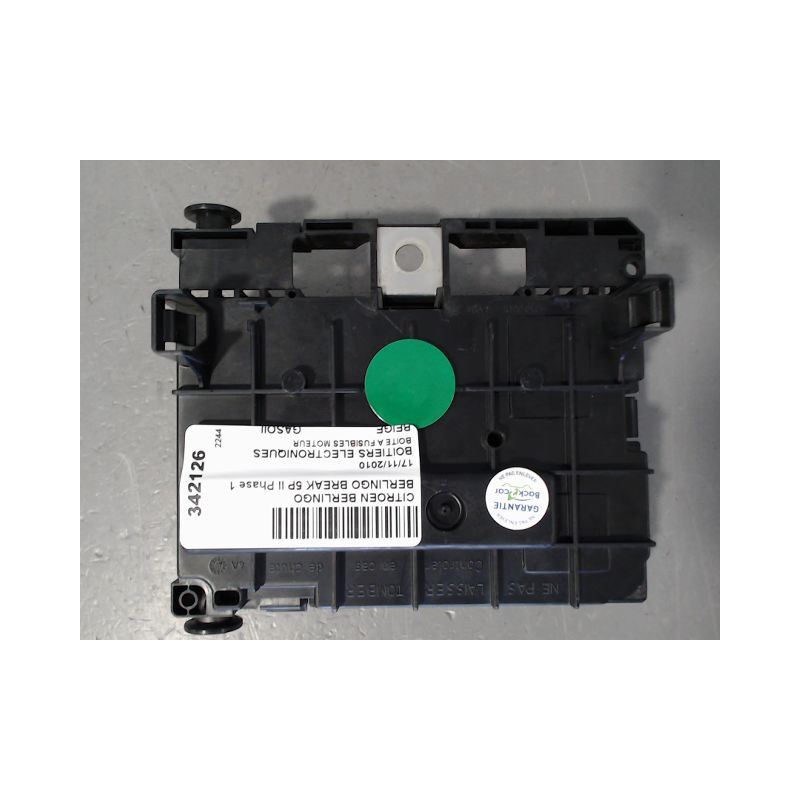 BOITE A FUSIBLES CITROEN BERLINGO BREAK II Phase 1 (B9) 2008-2012