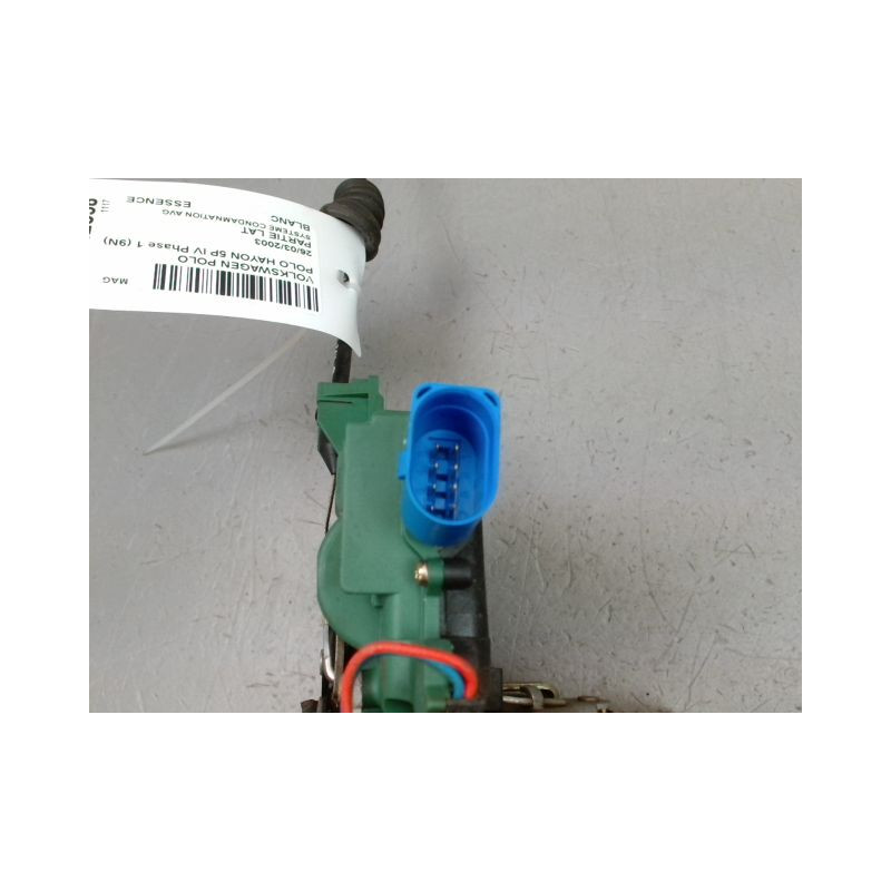 SYSTEME CONDAMNATION AVANT GAUCHE VOLKSWAGEN POLO IV Phase 1 (9N) 2002-2005
