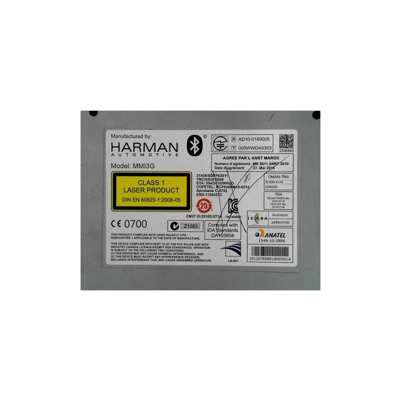 CHARGEUR CD AUDI A4 11-16