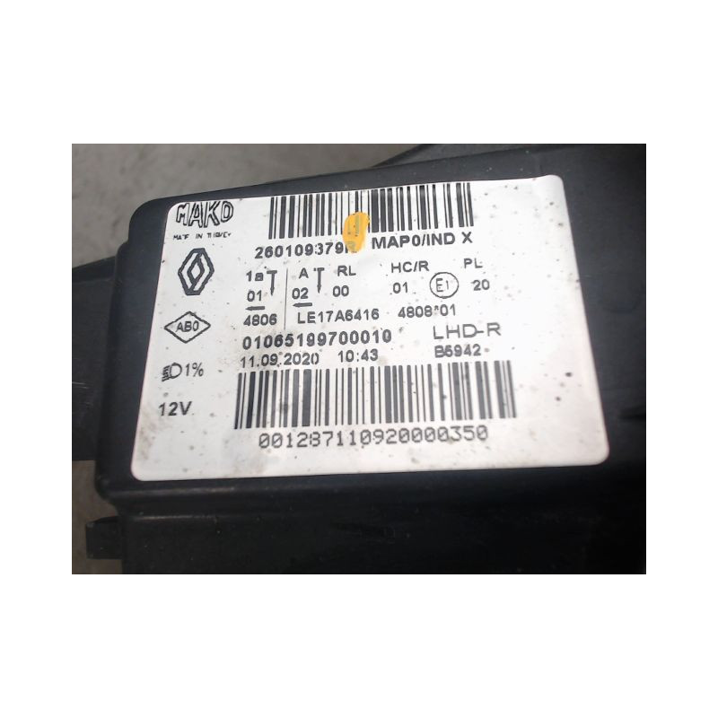 PHARE DROIT RENAULT CLIO