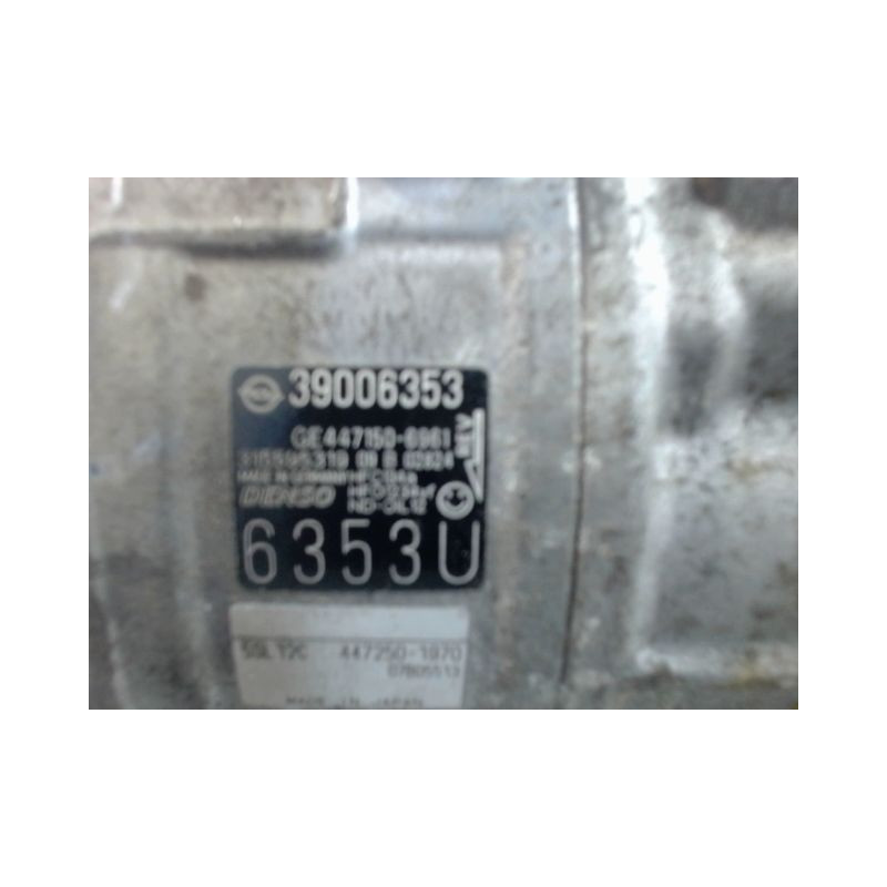 COMPRESSEUR AIR CONDITIONNE OPEL CORSA 2010-