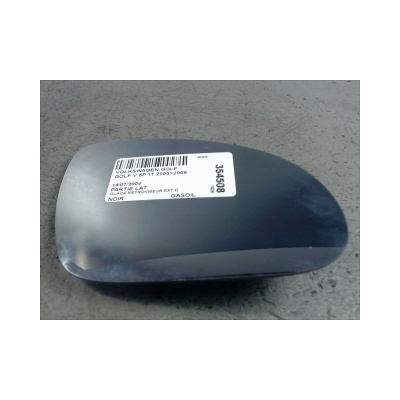 GLACE RETROVISEUR EXT D VOLKSWAGEN GOLF V 2003-2009