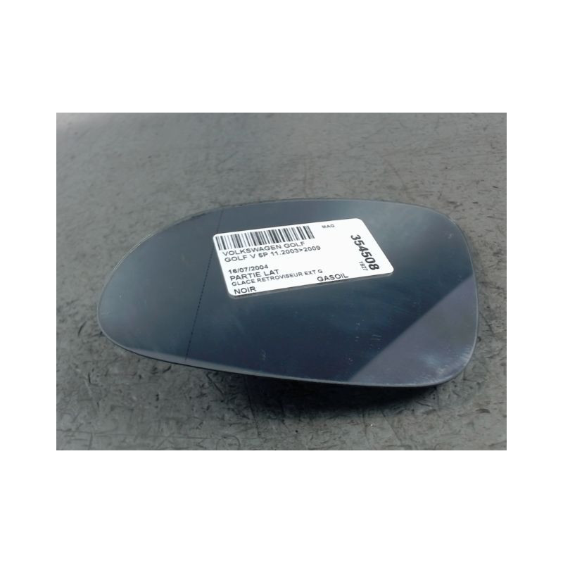 GLACE RETROVISEUR EXT G VOLKSWAGEN GOLF V 2003-2009