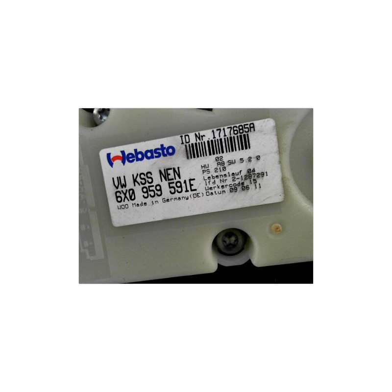 TOIT OUVRANT SKODA FABIA 2010-