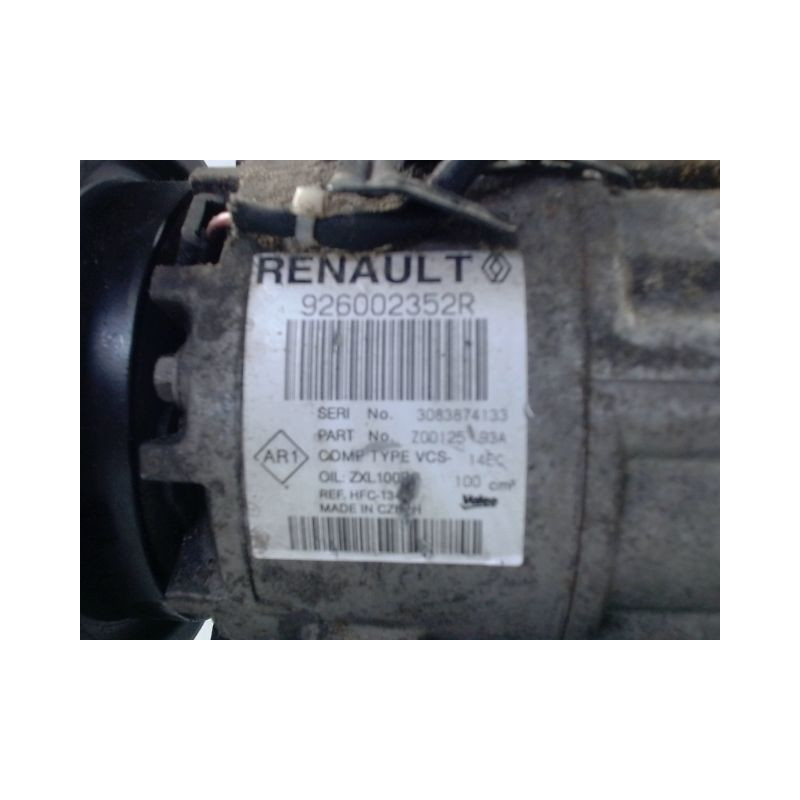 COMPRESSEUR AIR CONDITIONNE RENAULT CLIO IV