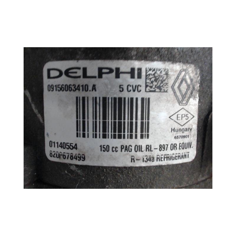 COMPRESSEUR AIR CONDITIONNE RENAULT SCENIC II PH2 2006-