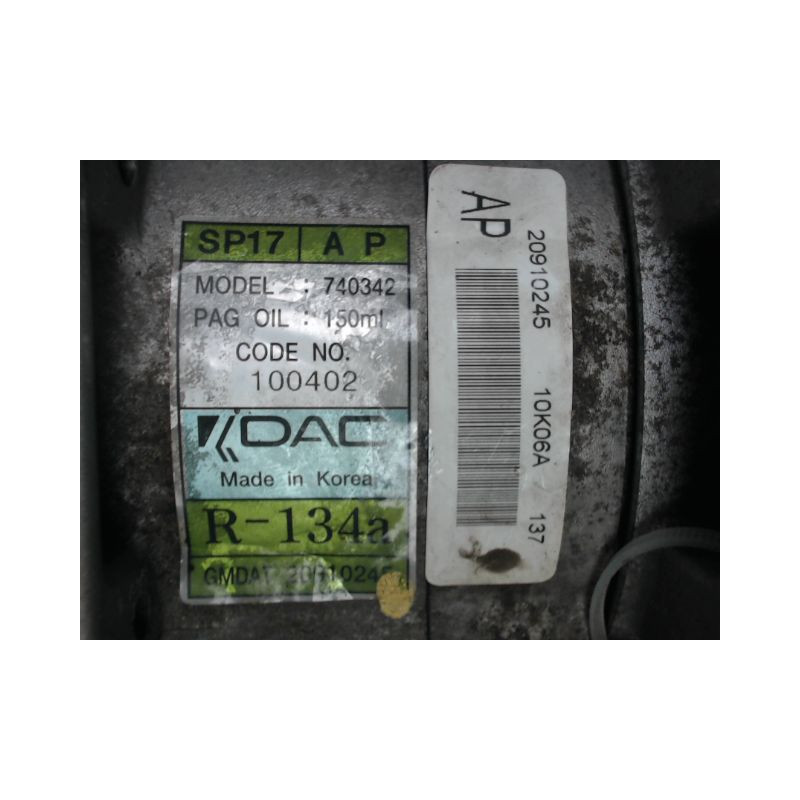 COMPRESSEUR AIR CONDITIONNE CHEVROLET CAPTIVA