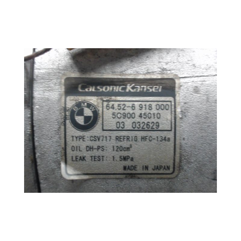 COMPRESSEUR AIR CONDITIONNE B.M.W. X5