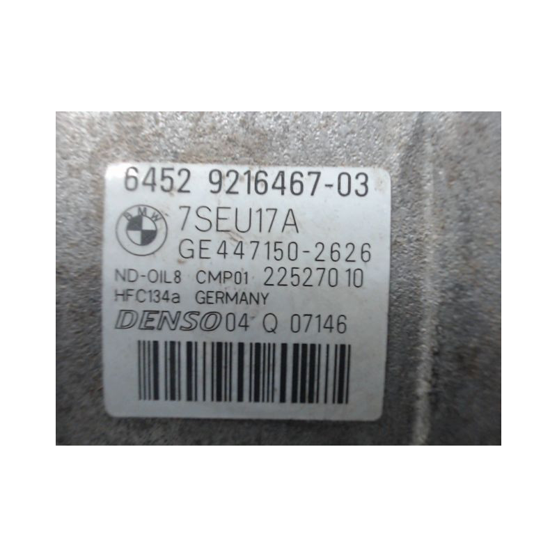 COMPRESSEUR AIR CONDITIONNE B.M.W. X3