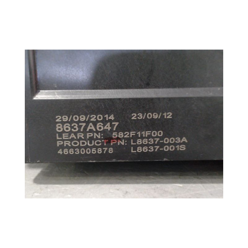 BOITE A FUSIBLES CITROEN C4 AIRCR.