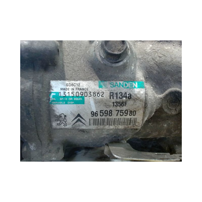 COMPRESSEUR AIR CONDITIONNE PEUGEOT 307 CC 2005-
