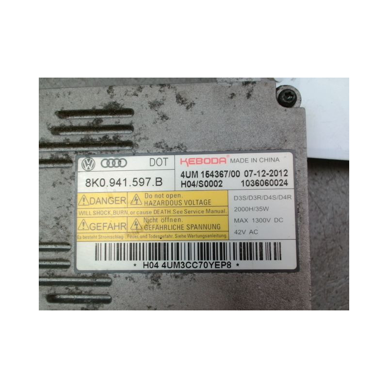 BOITIER XENON PHARE DROIT AUDI Q5