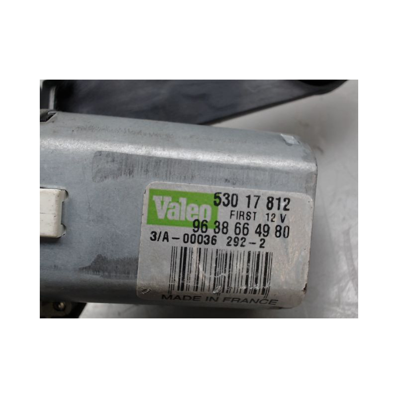 MECANISME ESSUIE-GLACE ARRIERE PEUGEOT 206
