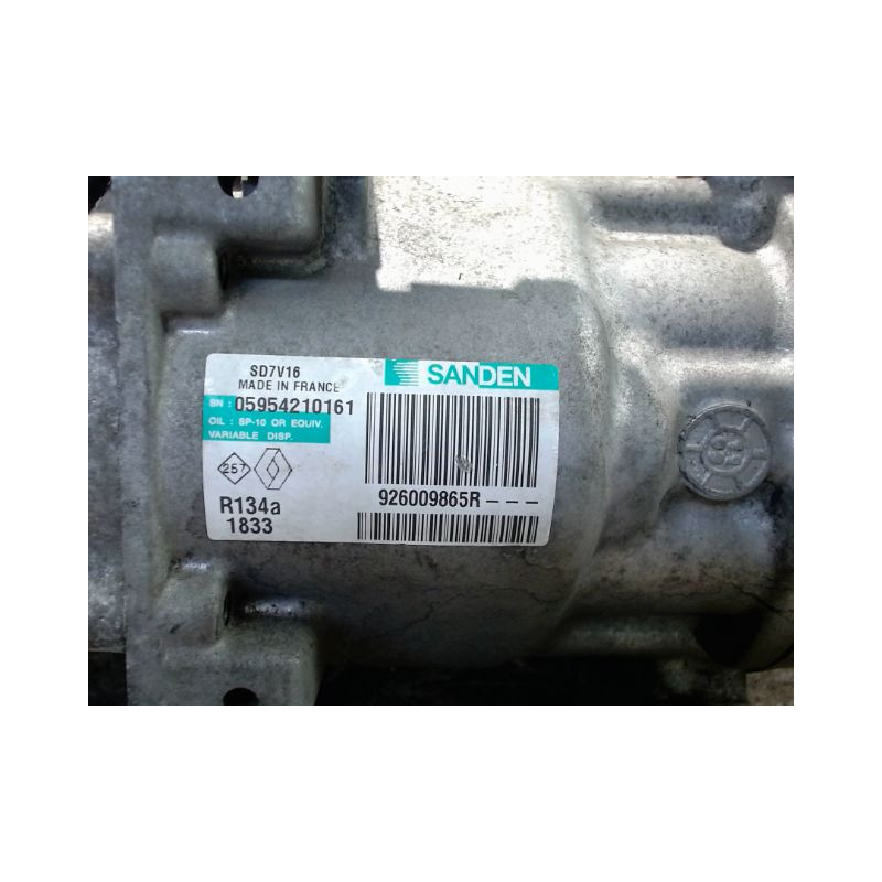 COMPRESSEUR AIR CONDITIONNE NISSAN QHASQAI 2007-