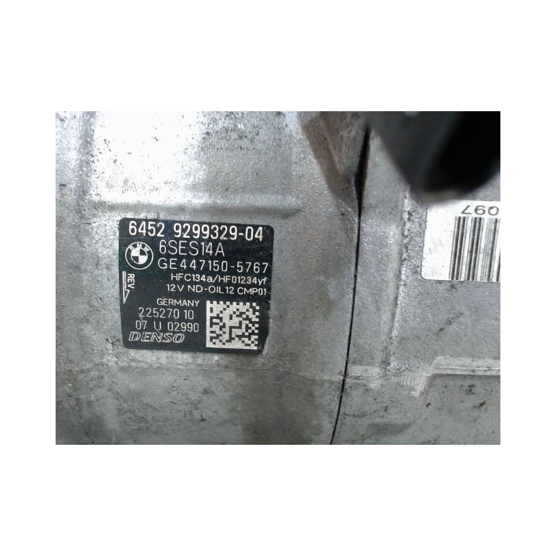 COMPRESSEUR AIR CONDITIONNE B.M.W. SERIE 1