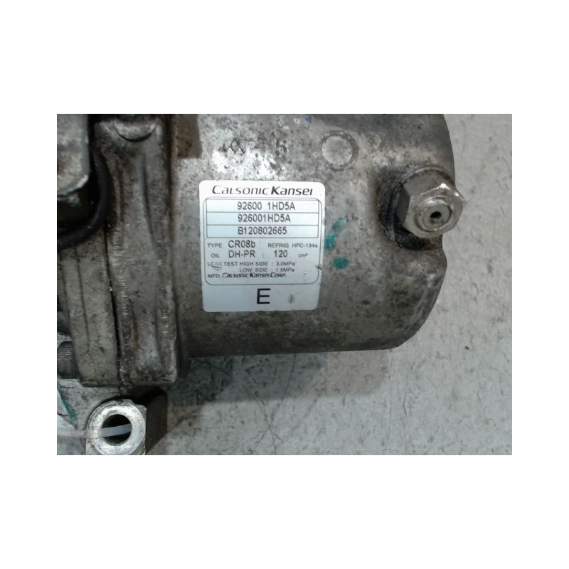 COMPRESSEUR AIR CONDITIONNE NISSAN MICRA