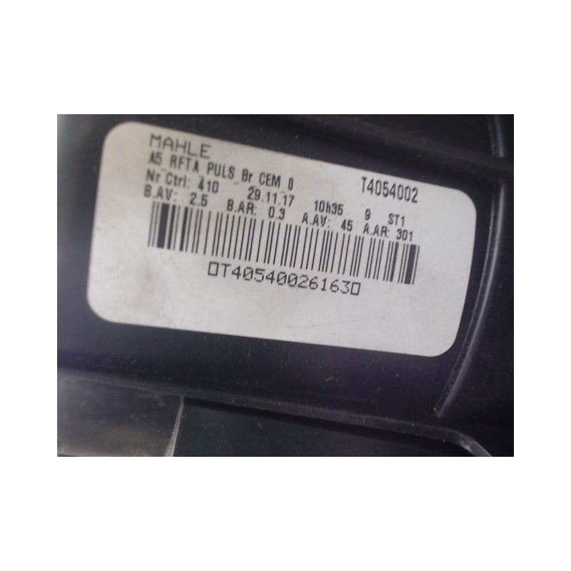 MOTEUR VENTILATEUR CHAUFFAGE CITROEN C4 CACTUS