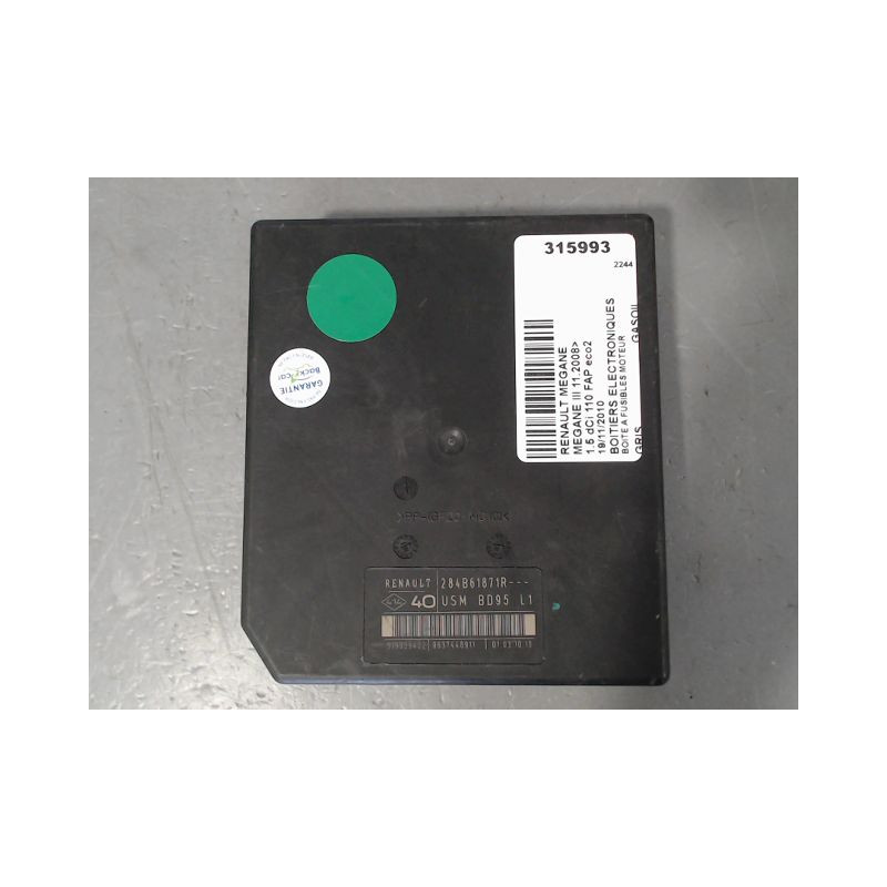 BOITE A FUSIBLES RENAULT MEGANE III 2008-