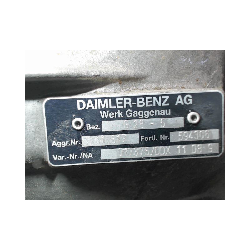 BOITE A VITESSE MECANIQUE VOLKSWAGEN LT35 2.8 TDI