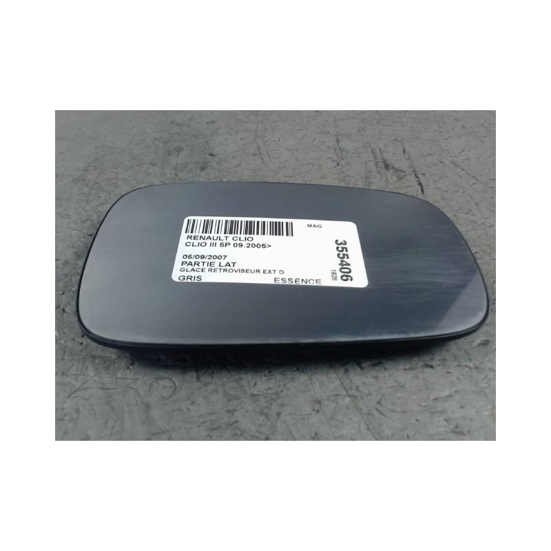 GLACE RETROVISEUR EXT D RENAULT CLIO III 2005-