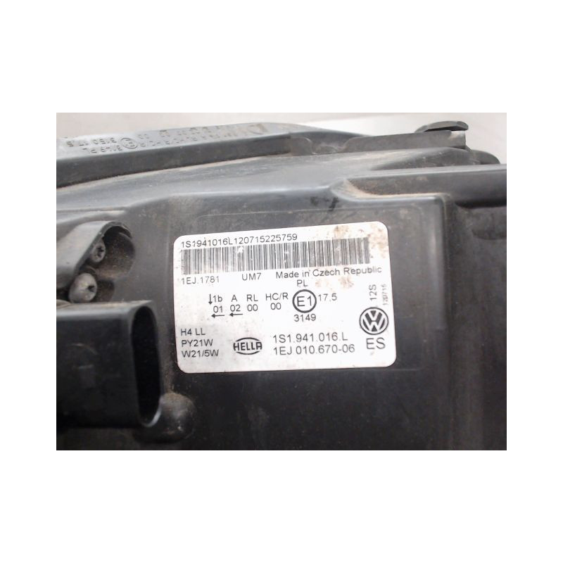 PHARE DROIT VOLKSWAGEN UP