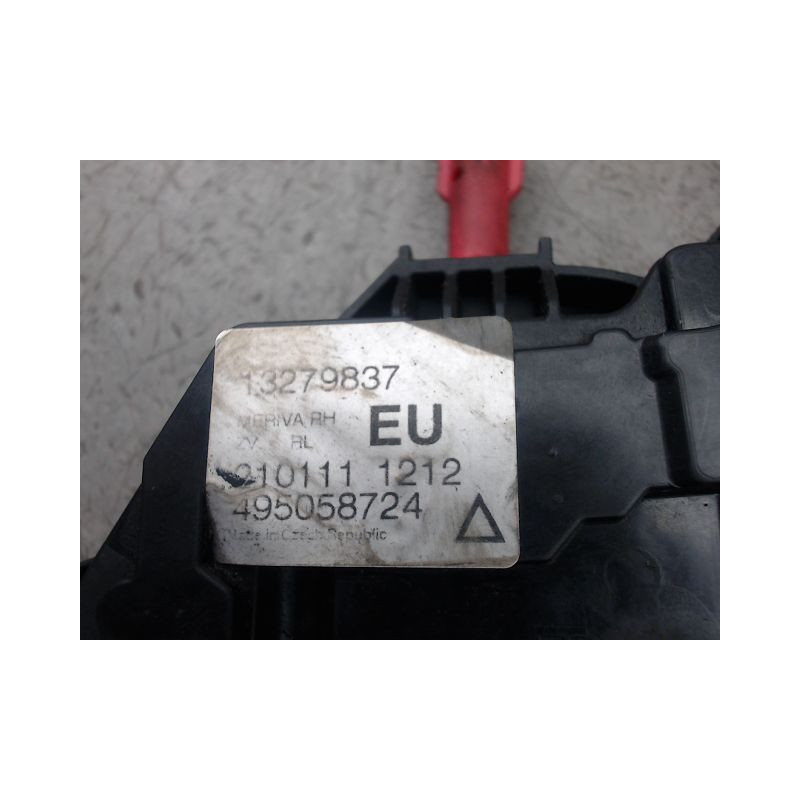 SYSTEME CONDAMNATION ARRIERE DROIT OPEL MERIVA
