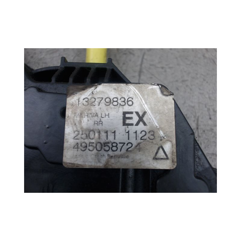 SYSTEME CONDAMNATION ARRIERE GAUCHE OPEL MERIVA