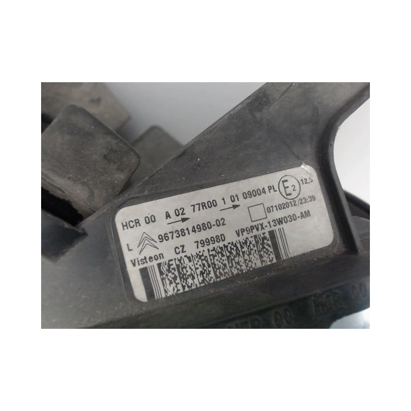 PHARE GAUCHE CITROEN C3