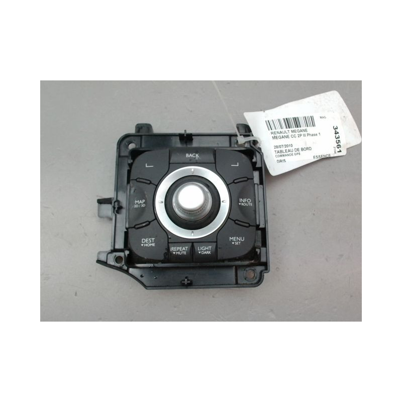 COMMANDE GPS RENAULT MEGANE CC 2P III Phase 1 2010-2014