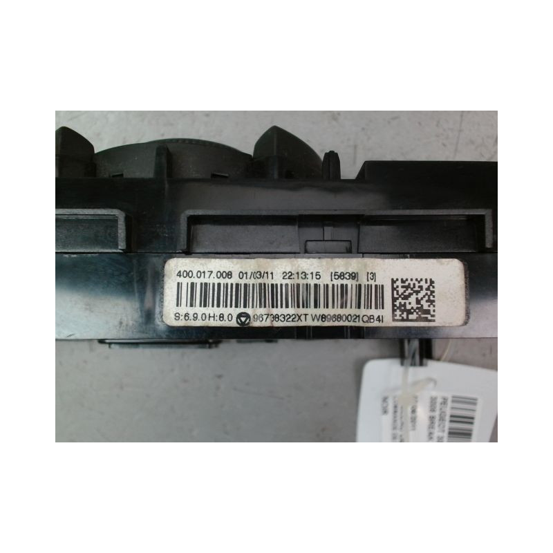 COMMANDE DE CHAUFFAGE PEUGEOT 3008 BREAK I Phase 1 2009-2013