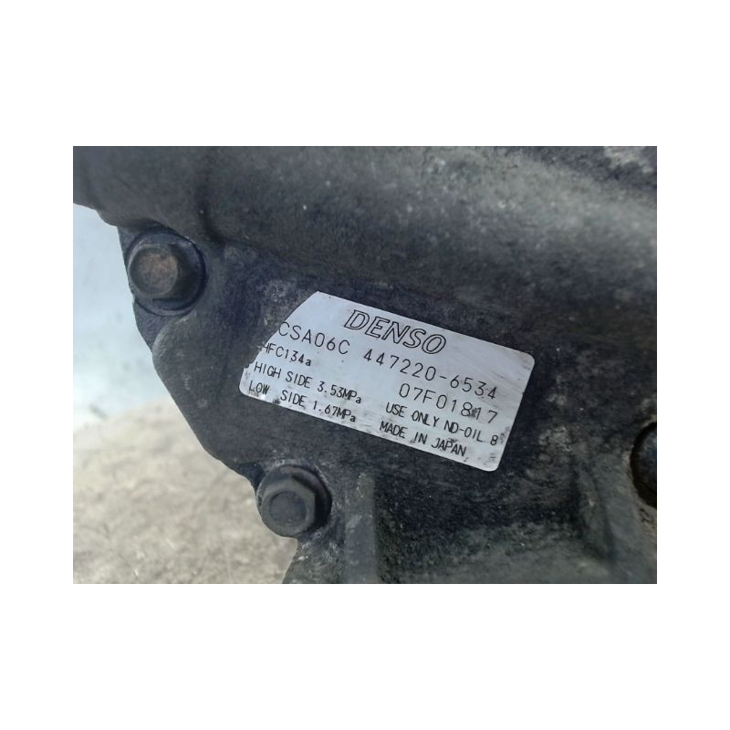 COMPRESSEUR AIR CONDITIONNE TOYOTA YARIS 2003-